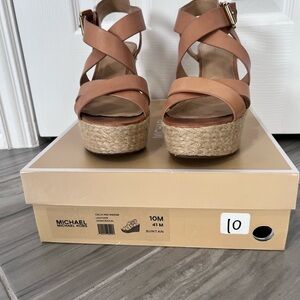 Michael Kors SunTan Wedge Sandals